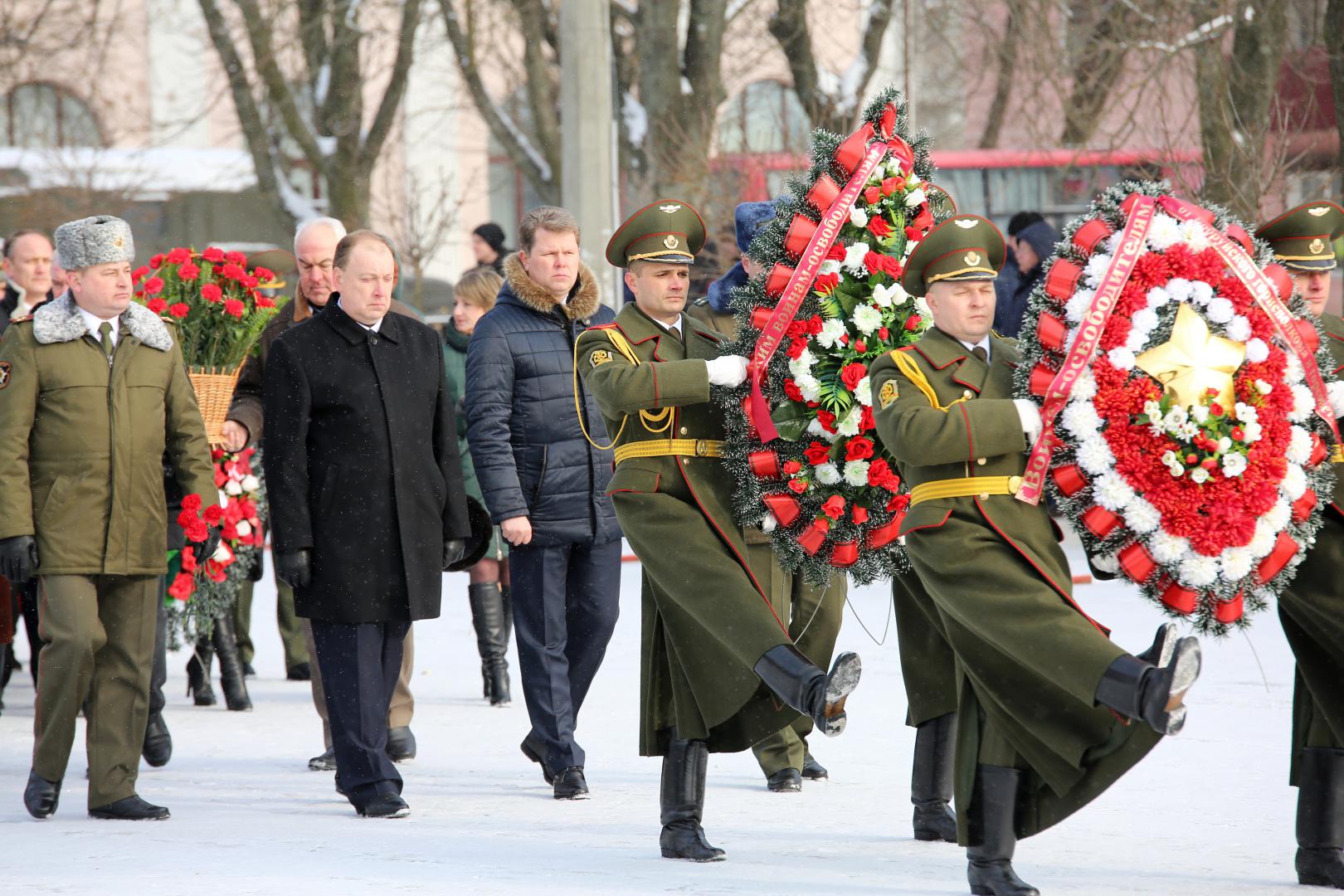 День защитников Отечества и Вооруженных Сил отмечают в Бобруйске