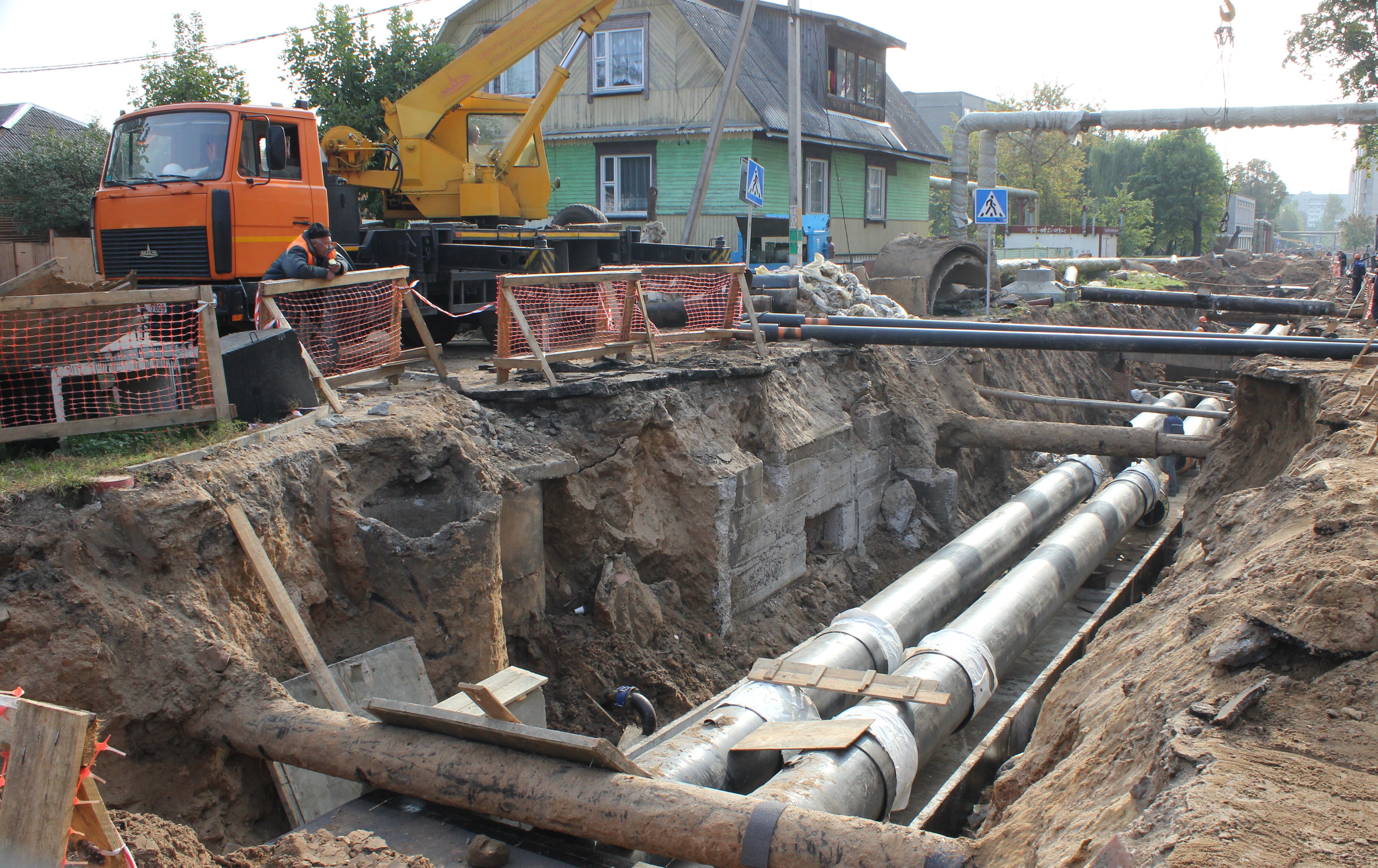«Раскопок» в Бобруйске станет больше. Объем работ по ремонту и реконструкции теплосетей в городе в 2018 году увеличится вдвое