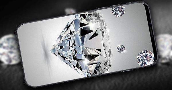Первый смартфон с алмазным экраном выйдет уже в следующем году