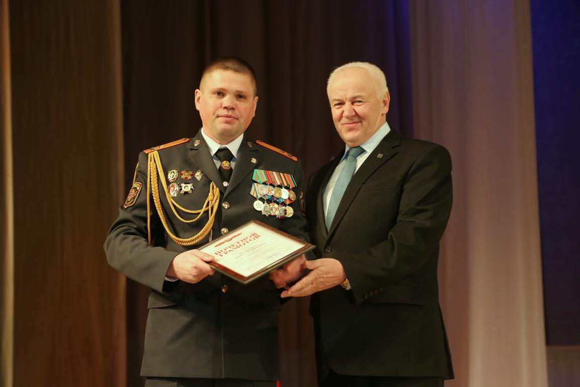 Торжественное мероприятие, посвященное 100-летию внутренних войск прошло в Бобруйске