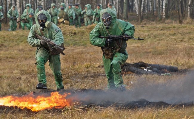 В Бобруйске проходят военные учения