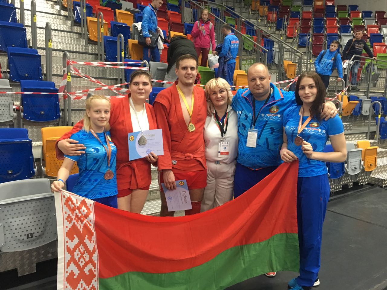 Четыре медали различного достоинства Чемпионата Европы – в копилке бобруйских самбистов