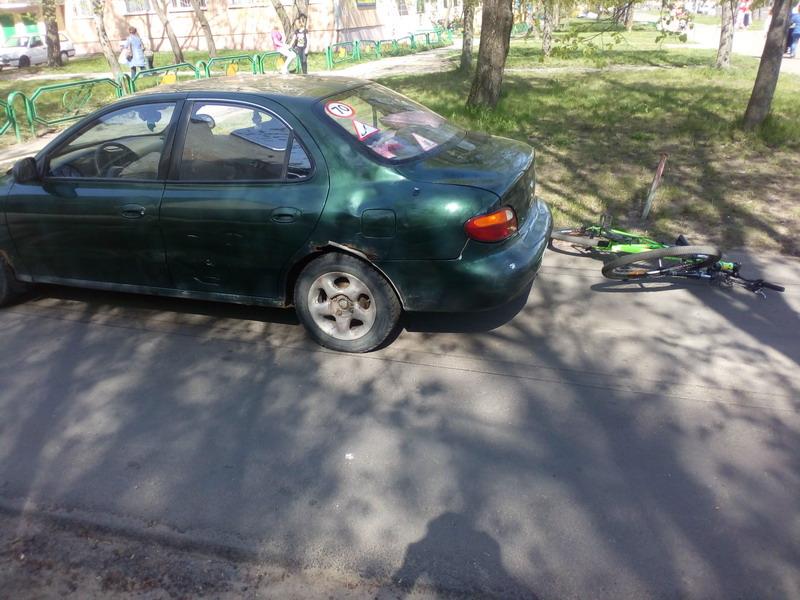 Велосипедист столкнулся с автомобилем в Бобруйске