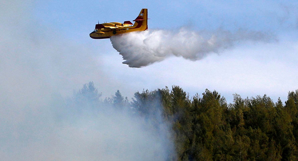 В Испании из-за лесного пожара эвакуированы около 400 человек