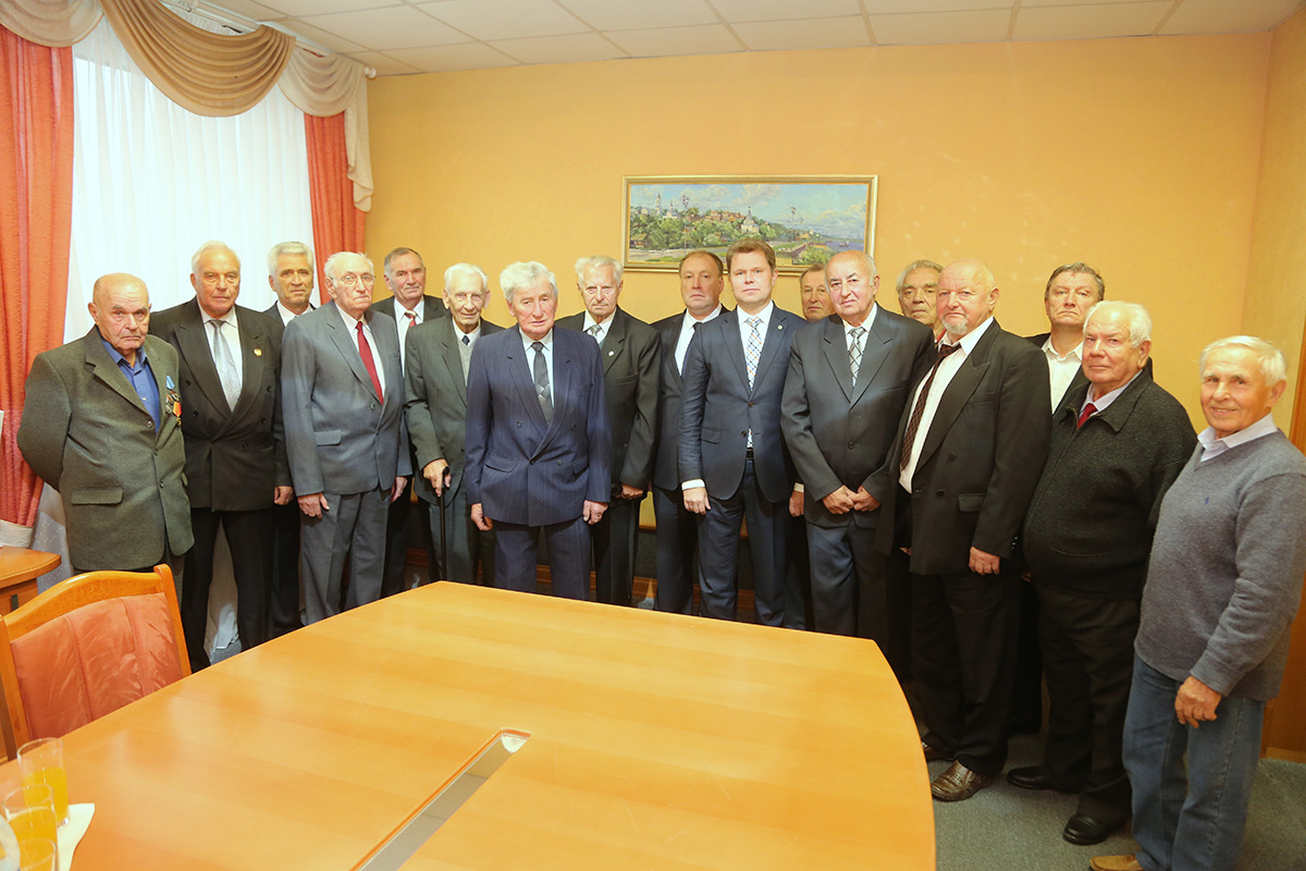 Клуб бывших руководителей «Кіраўнік» на торжественном приеме у председателя горисполкома
