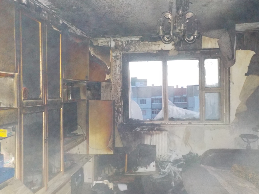 Еще одно ЧП. В Бобруйске горела квартира в многоэтажном доме