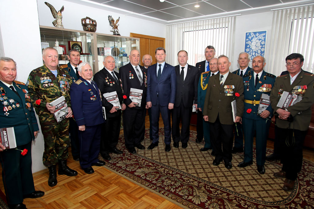Прием председателя горисполкома ко Дню воина-интернационалиста прошел в Бобруйске