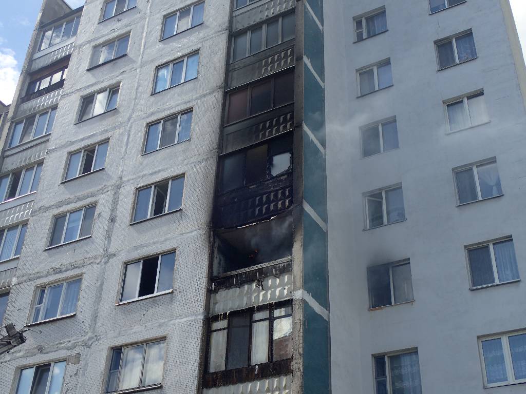 В Бобруйске горела квартира. Ребенок играл со спичками
