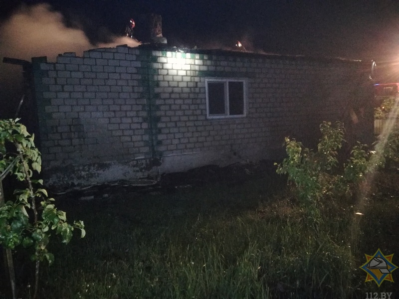 Три пожара из-за грозы зарегистрировано в Могилевской области