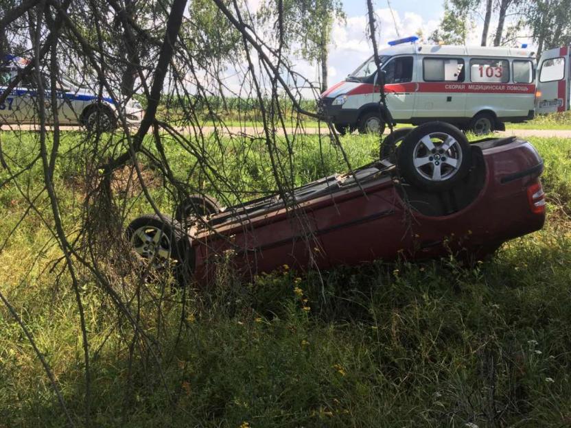«Шкода» опрокинулась в Бобруйском районе, водитель в больнице