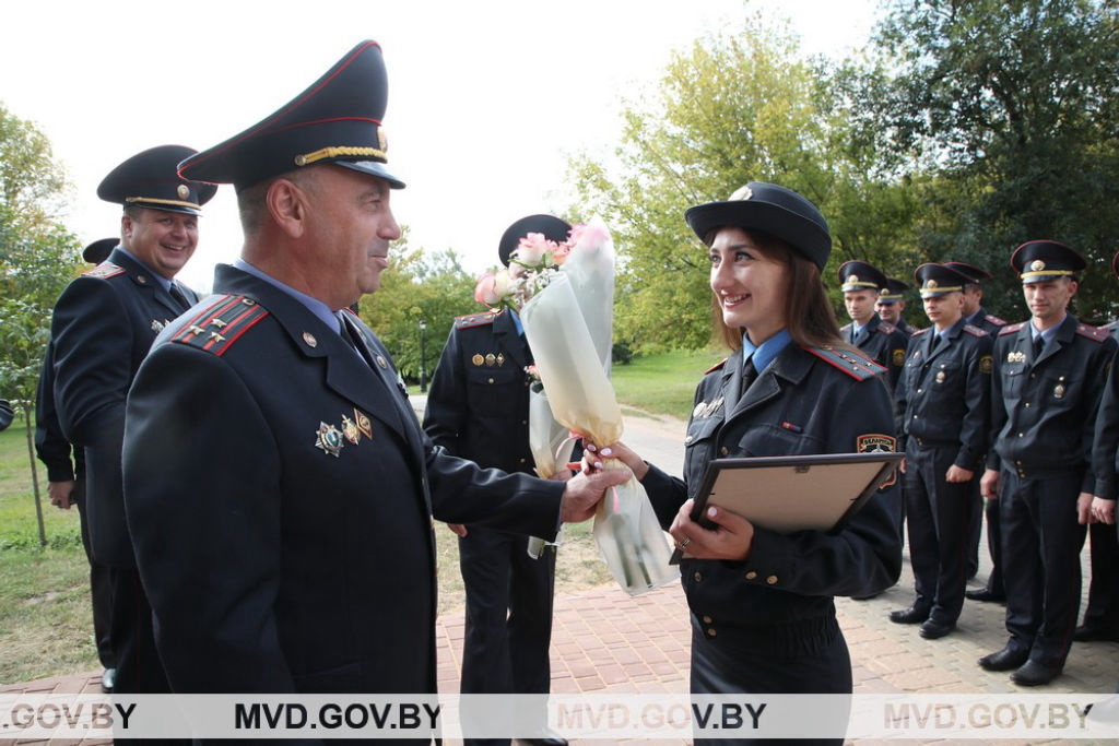 Оперуполномоченный ОУР УВД Бобруйского горисполкома капитан милиции Наталья Аврамчик – в числе лучших сыщиков страны