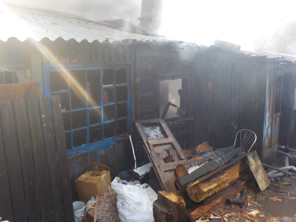 На пожаре в Бобруйске спасена хозяйка