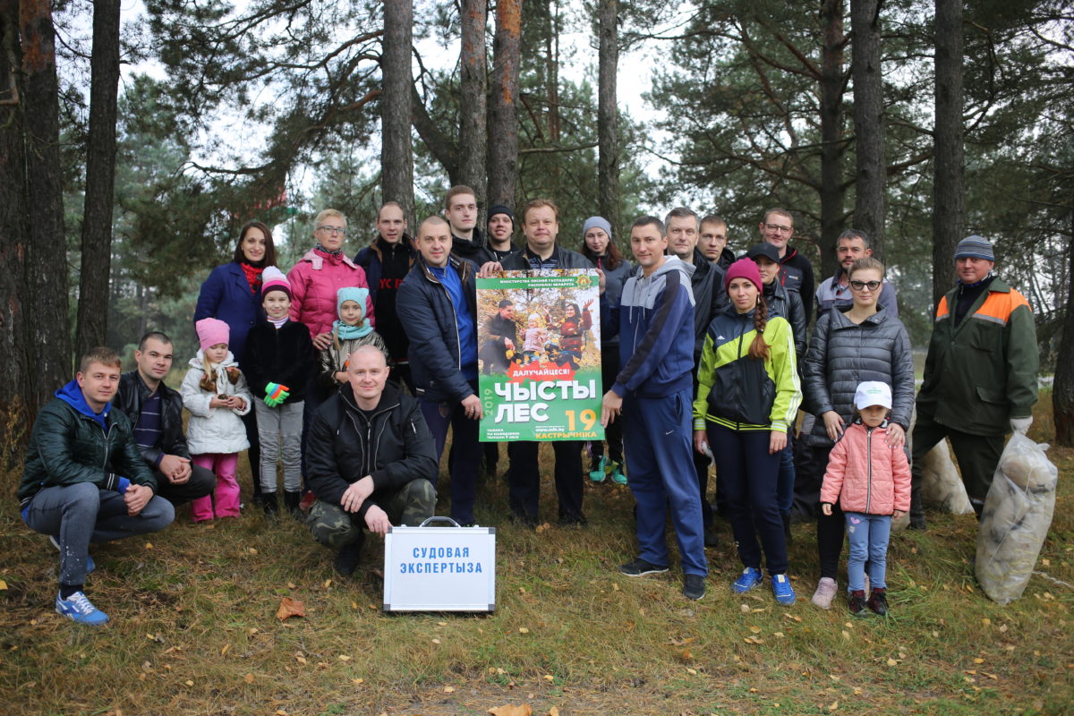 Бобруйские эксперты присоединились к республиканской акции «Чистый лес»