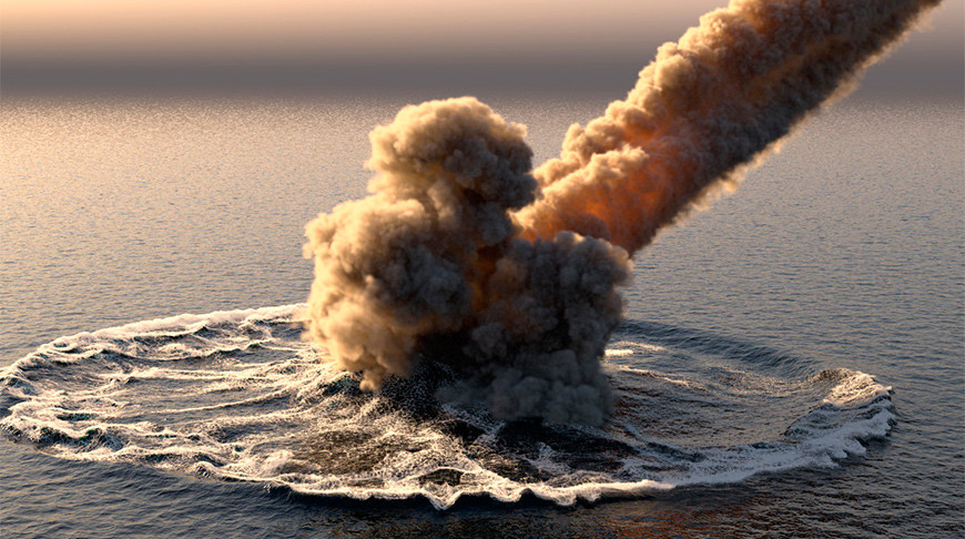 В Тихом океане обнаружены следы падения огромного метеорита