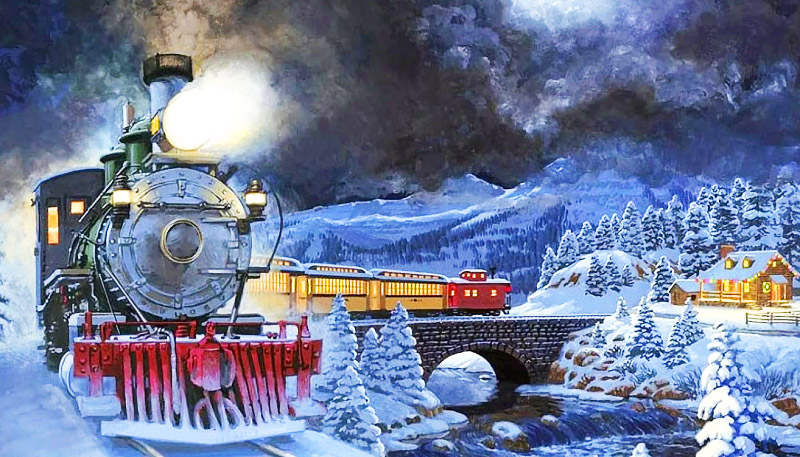 Поезд в поместье Деда Мороза начнет курсировать с 13 декабря