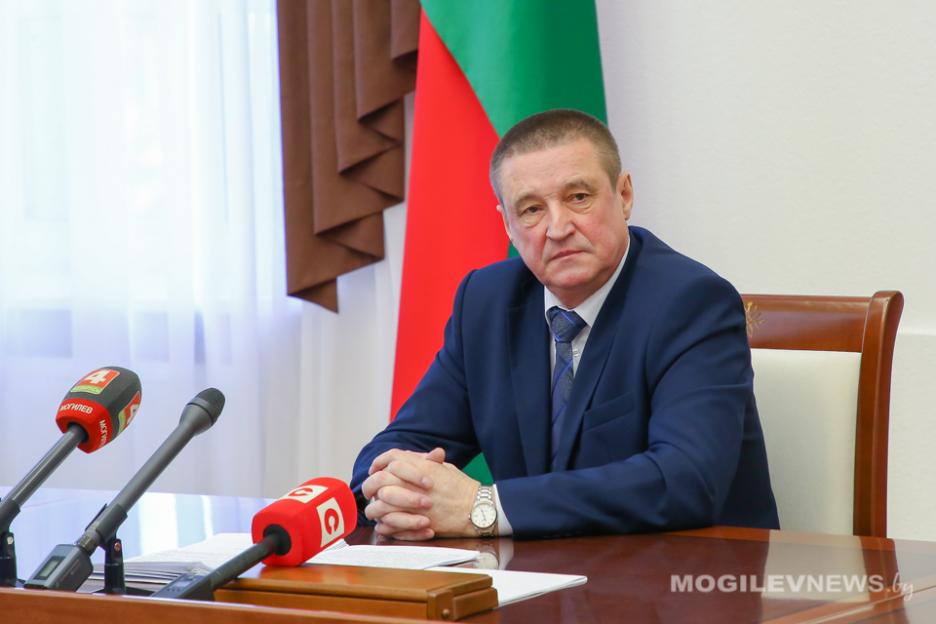 Председатель Могилевского облисполкома Леонид Заяц провел пресс-конференцию для представителей республиканских и региональных СМИ (фото)