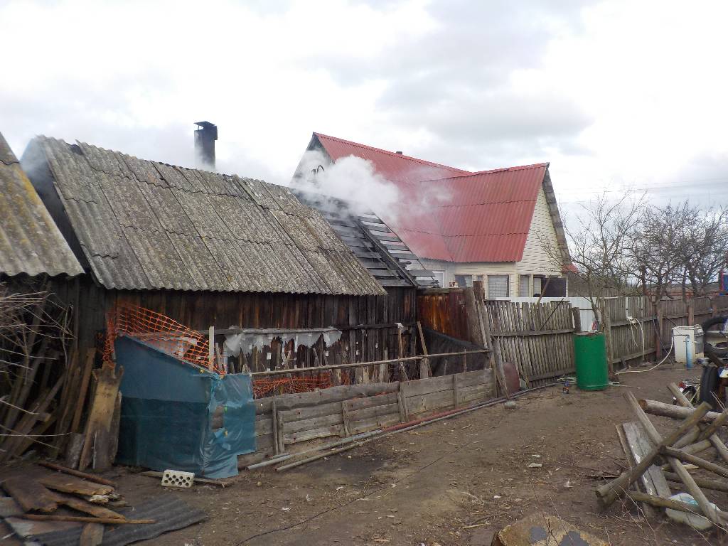 Очередная баня горела в одной из деревень Бобруйщины