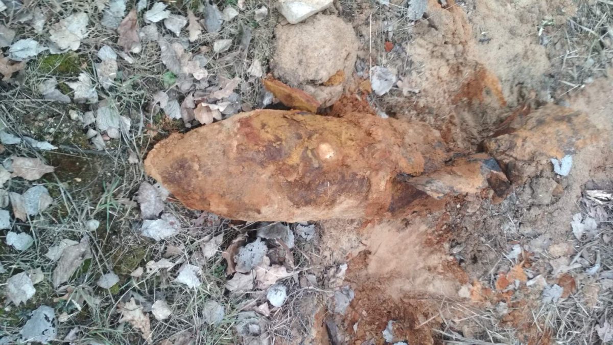 В Бобруйском районе обнаружен снаряд времен Великой Отечественной войны