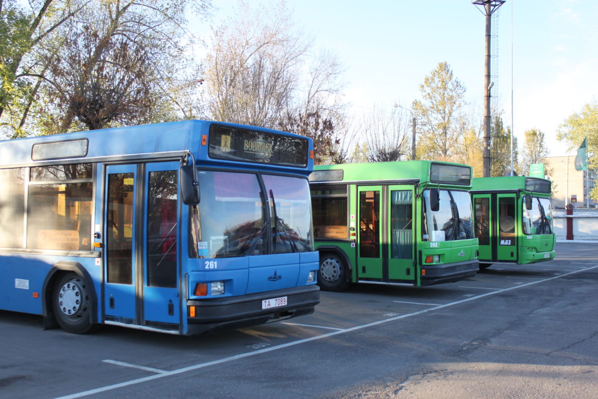 Бобруйские автобусы дезинфицируют каждый день