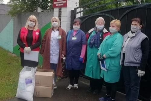 Помощь медицинским и социальным учреждениям оказала Бобруйская райорганизация Красного Креста
