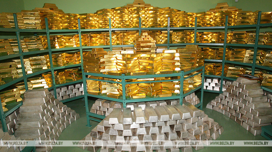 Золотовалютные резервы Беларуси за июль выросли до $8,9 млрд