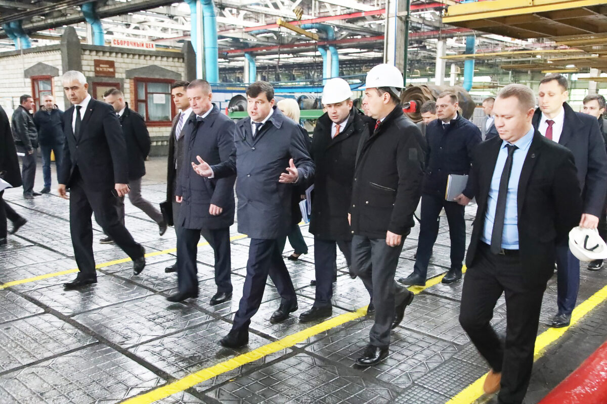 Завершился  официальный визит в Бобруйск  Премьер-министра Беларуси Романа Головченко