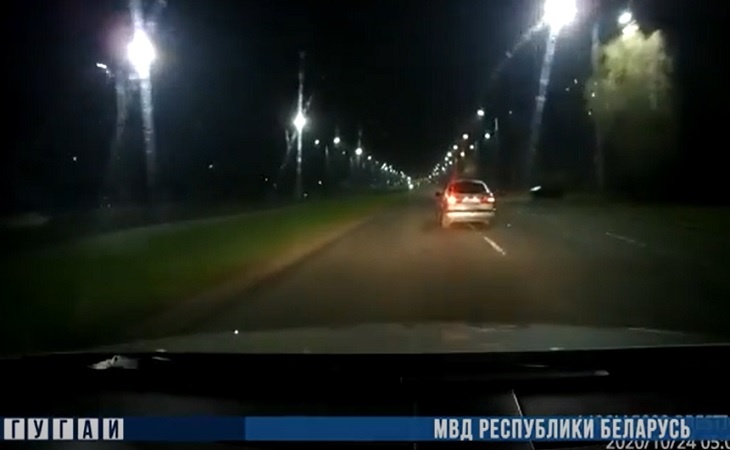 Погоня ГАИ за пьяным водителем в Бобруйске закончилась стрельбой и задержанием