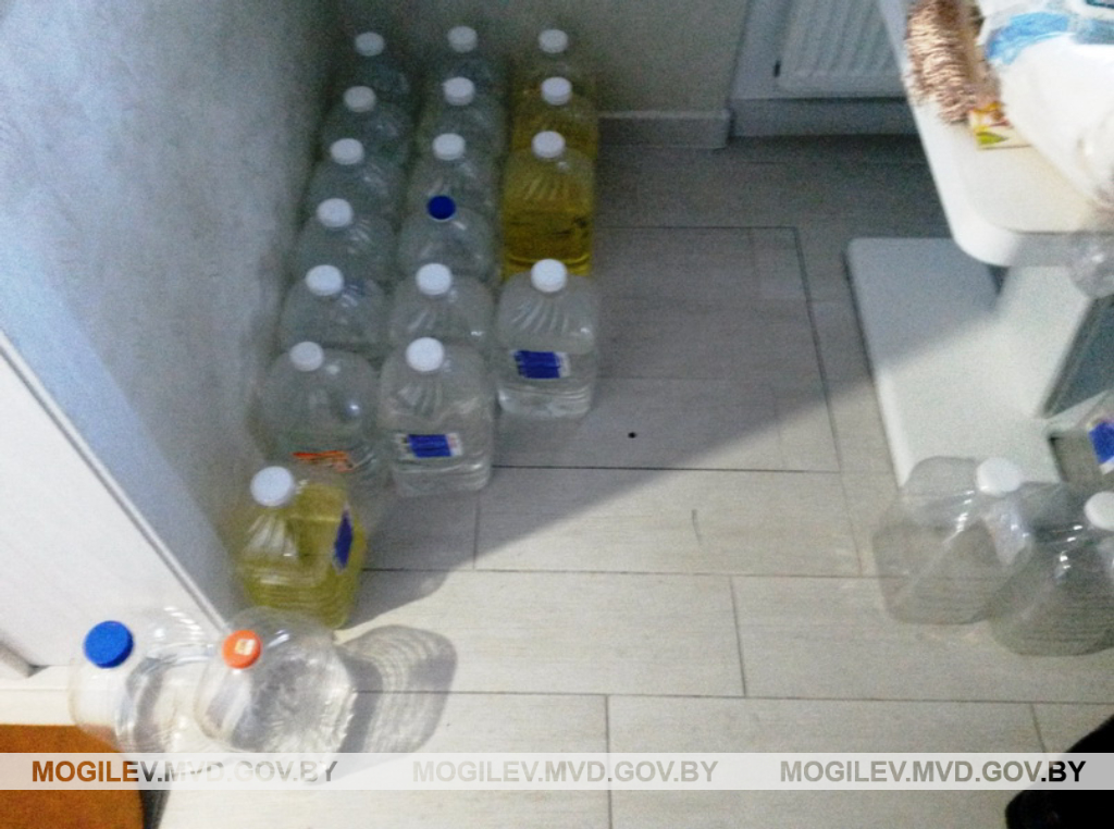 Бобруйские правоохранители изъяли 363 литра алкогольной продукции