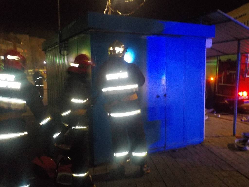 В Бобруйске горел киоск на улице Батова