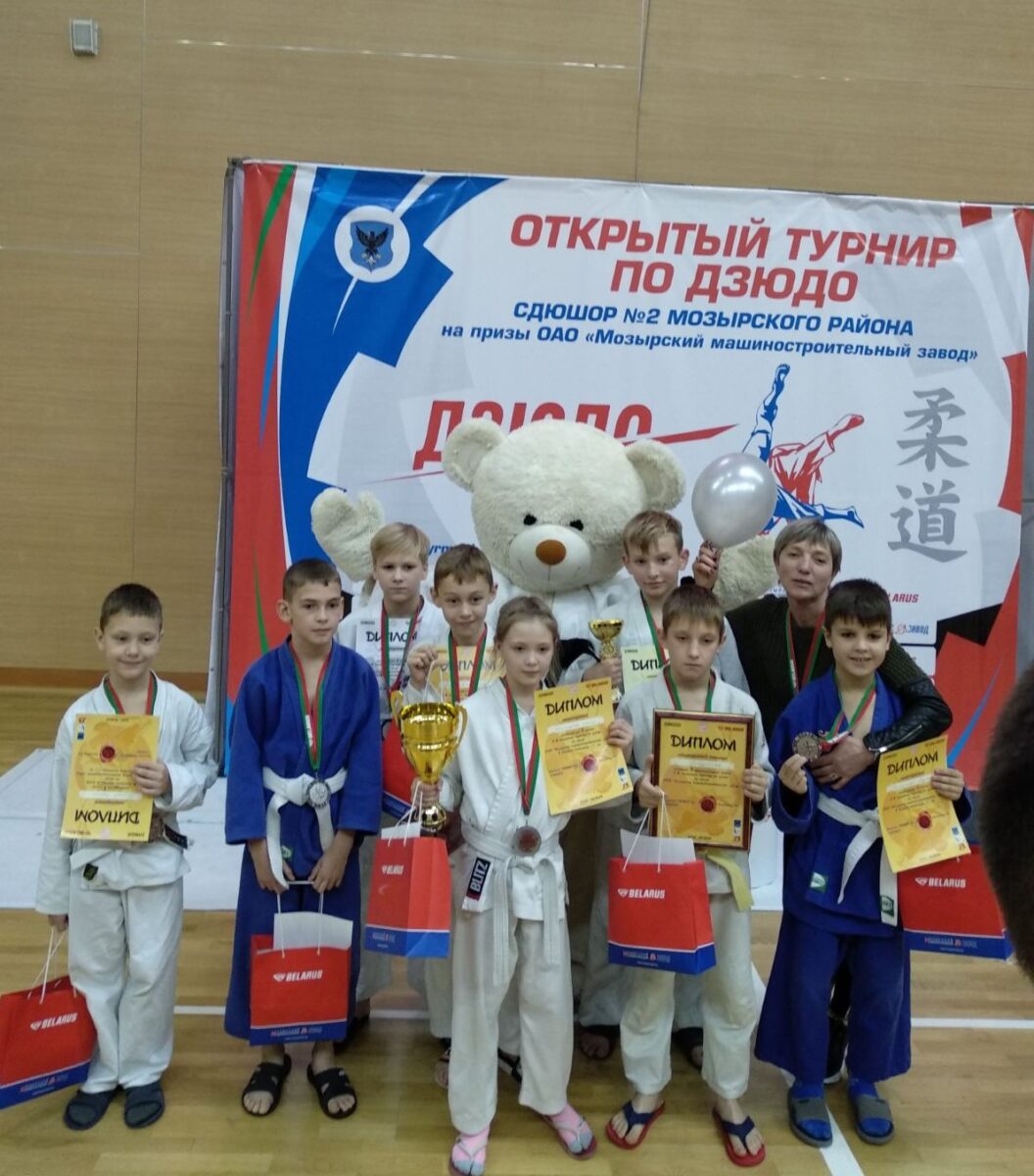 Юные бобруйские дзюдоисты выиграли семь медалей на соревнованиях в Мозыре