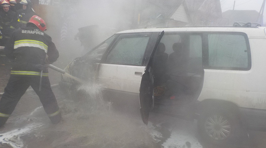 В Могилевской области за сутки горели два авто