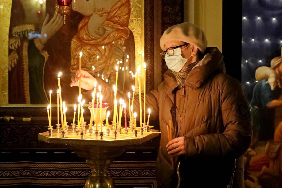 Православные бобруйчане празднуют Рождество Христово