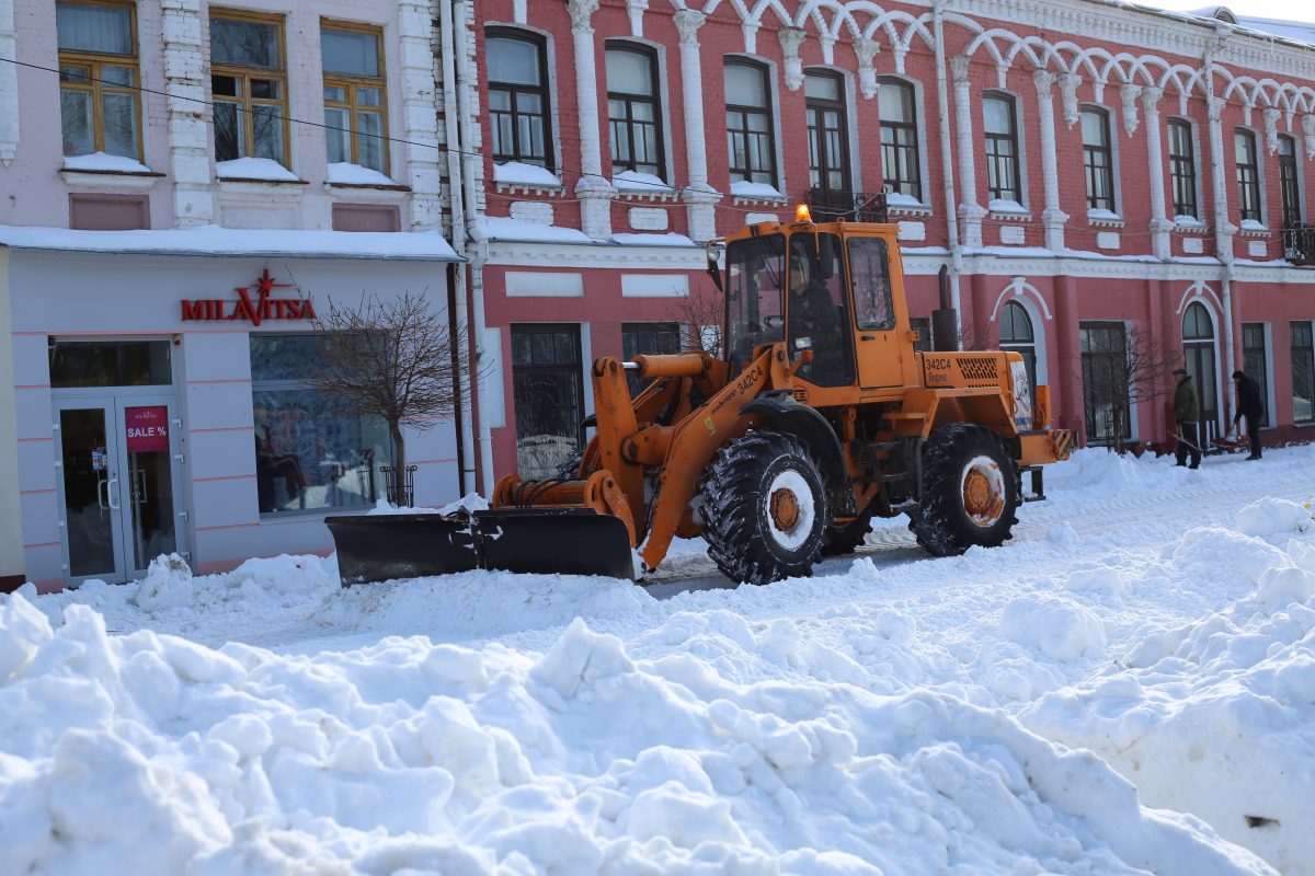 Об уборке снега на городских улицах 19 февраля