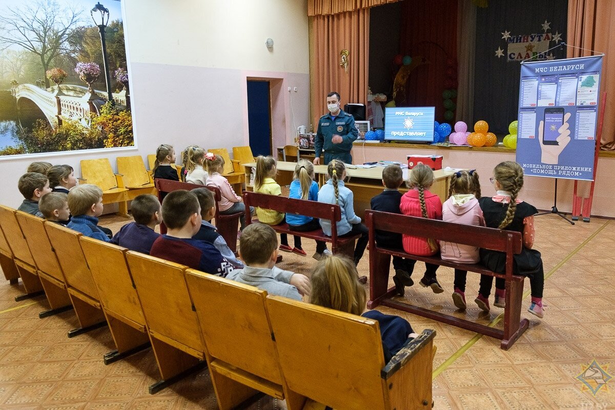 Продолжаются уроки безопасности в учреждениях образования