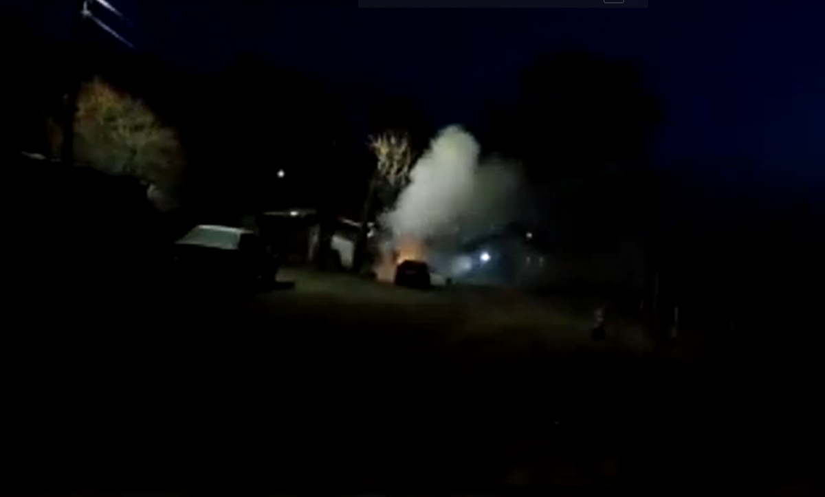 Сотрудники Бобруйского отдела охраны потушили горящий автомобиль