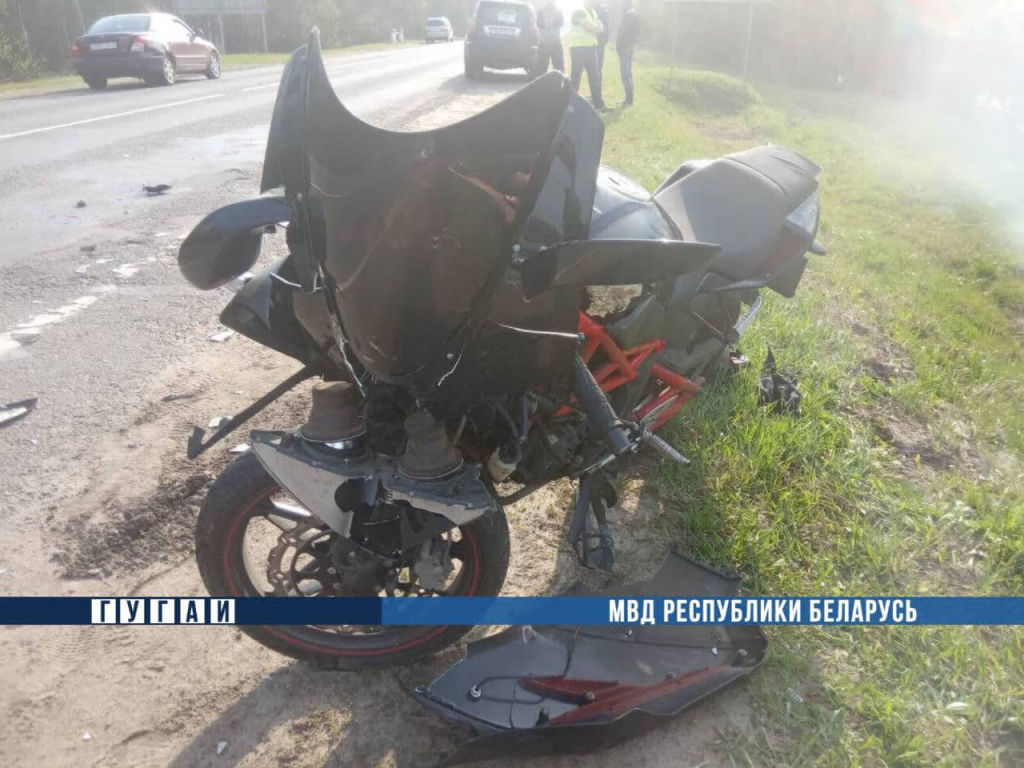 ДТП в Бобруйском районе: пострадал мотоциклист