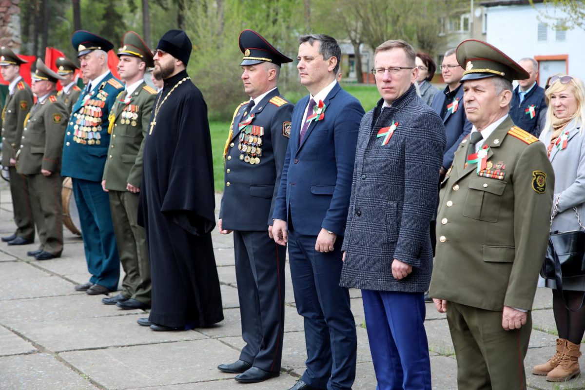 В Киселевичах прошел торжественный митинг, посвященный 76-летию Победы в Великой Отечественной войне