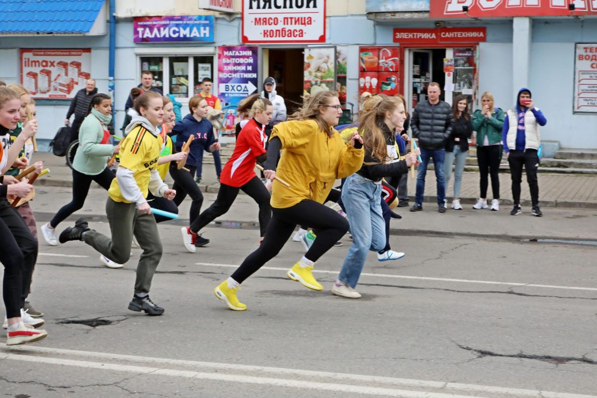 Легкоатлетическая эстафета прошла в Бобруйске