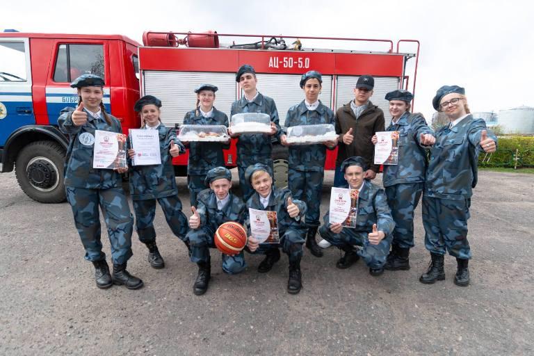 Cлет юных спасателей-пожарных прошел в Бобруйске