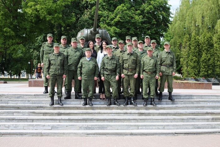 Участников мобилизационных учений познакомили с историей Бобруйска