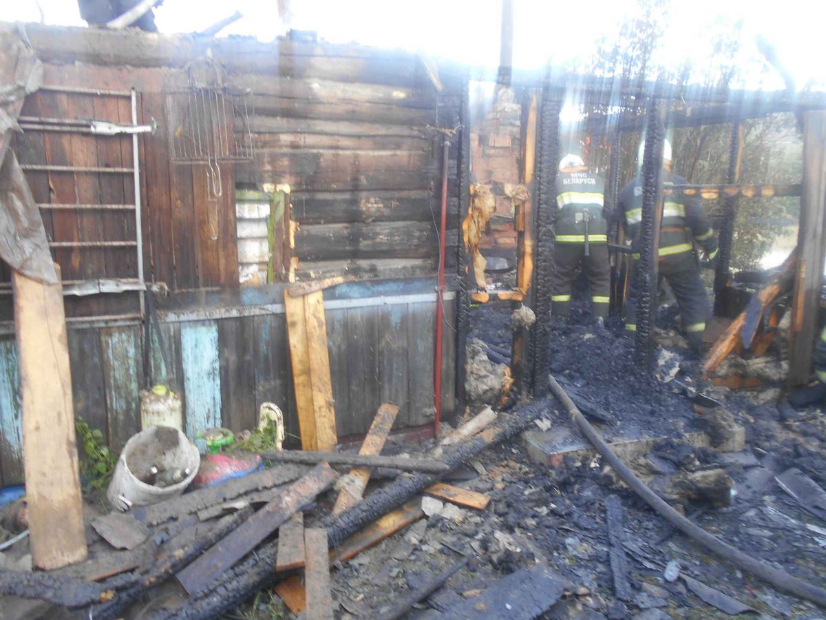 В Сычково спасатели ликвидировали пожар