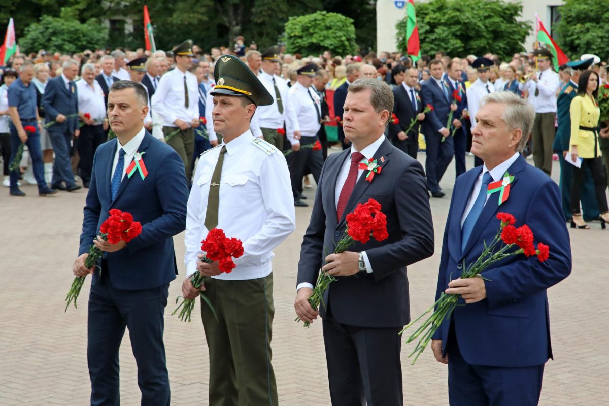 В Бобруйске состоялся митинг, посвященный Дню Независимости Республики Беларусь