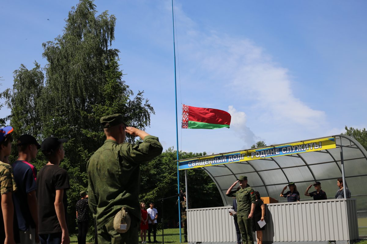 На базе 83-го отдельного инженерно-аэродромного полка открылся военно-патриотический лагерь