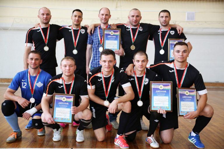 Серебро завоевало Могилевское областное управление охраны на соревнованиях Департамента охраны по мини-футболу