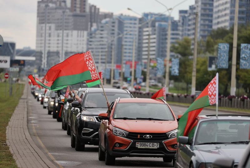 Могилевская область принимает эстафету автопробега «Cимвол единства»