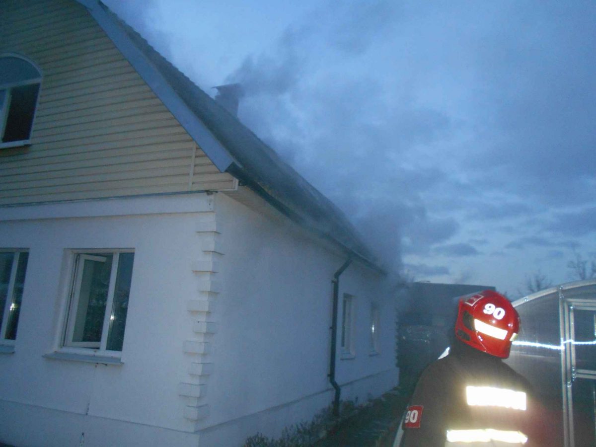 Пожар в доме на Рогачевской