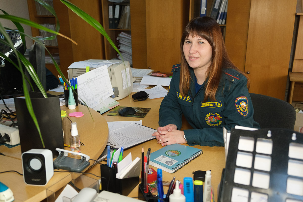 Сотрудник Инспекции надзора и профилактики Бобруйского ГРОЧС Дарья Пташкевич: «Мне хотелось приносить пользу людям»