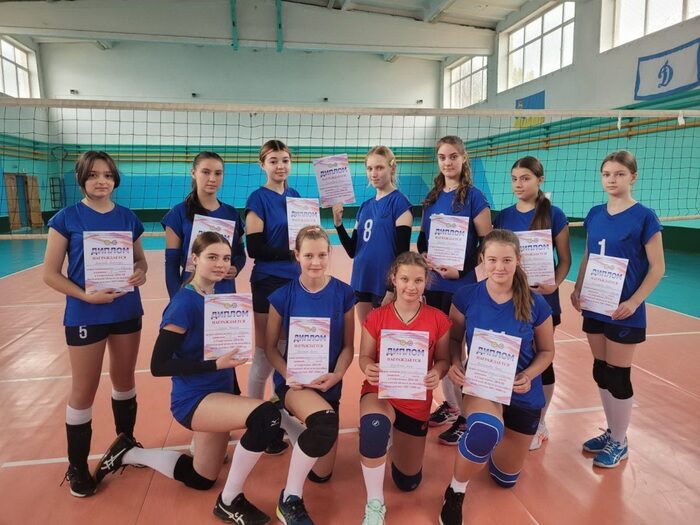 Первое место на Областной спартакиаде ДЮСШ по волейболу