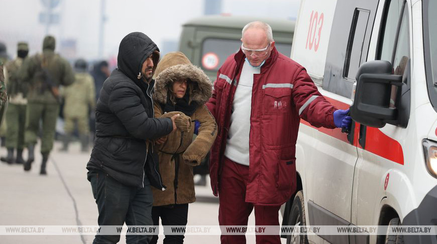Белорусские медики за сутки 15 раз оказывали помощь беженцам в районе «Брузгов»