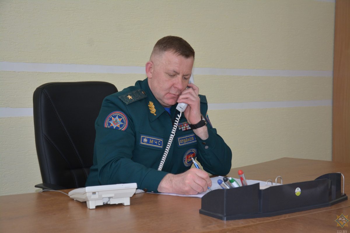 26 ноября прием граждан и прямую телефонную линию в Бобруйске проведет первый заместитель министра по чрезвычайным ситуациям Александр Худолеев